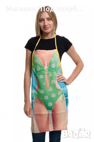 Нова дамска забавна готварска престилка Флирт, снимка 3 - Подаръци за жени - 30126971
