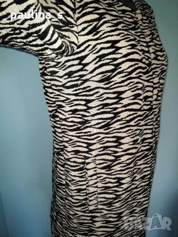 Преходно палто тип манто / Зебра принт / шарка "Vero Moda", снимка 14 - Палта, манта - 29574307