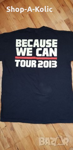 Vintage JON BON JOVI Because We Can 2013 Tour T-Shirt, снимка 3 - Тениски - 35016493