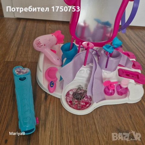 Детска тоалетка за прически и грим, снимка 4 - Образователни игри - 51272173