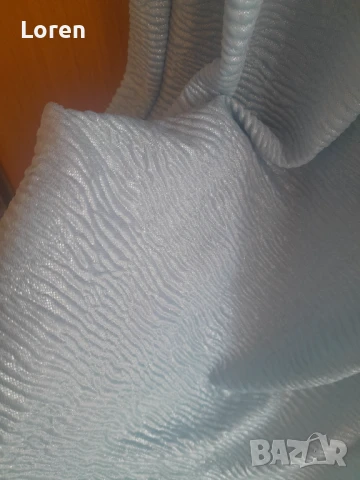 Светло синя рокличка с отблясък, снимка 8 - Рокли - 50954514