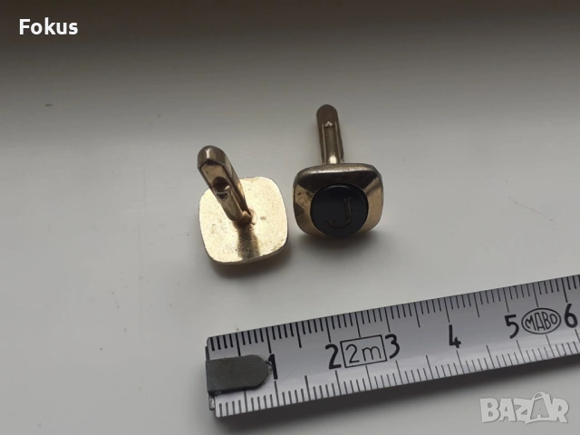 Стари ръкавели бутонели позлата, снимка 5 - Антикварни и старинни предмети - 53951228