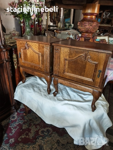 Дървени нощни шкафчета , снимка 7 - Шкафове - 51954094