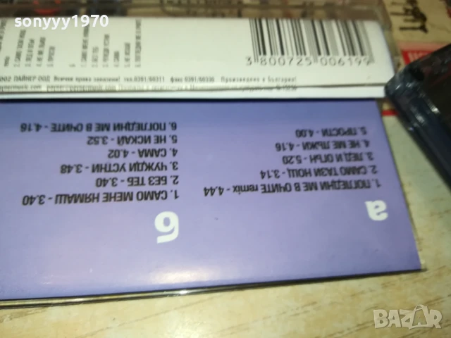 АНЕЛИЯ-ОРИГИНАЛНА КАСЕТА 1508251729, снимка 7 - Аудио касети - 51377892