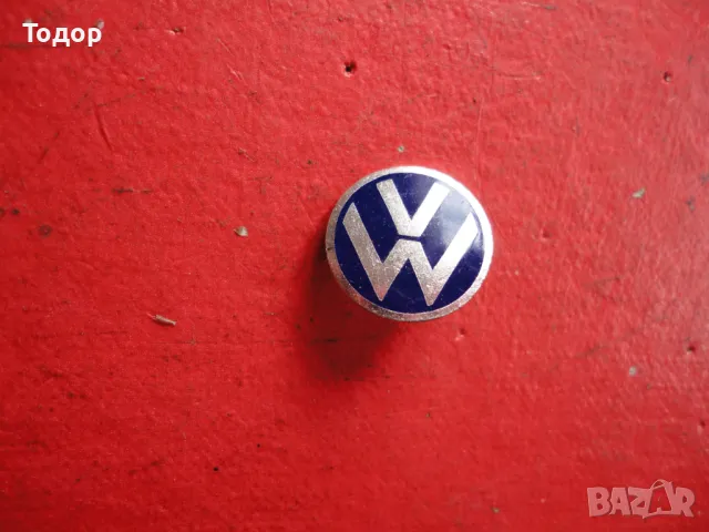 Голям автомобилен знак значка Фолксваген WV с емайл, снимка 5 - Колекции - 50273593