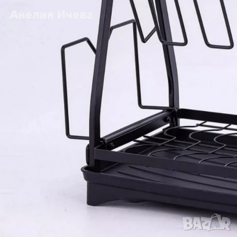 Пластмасов елегантен сушилник за съдове на две нива , снимка 7 - Други стоки за дома - 51305623