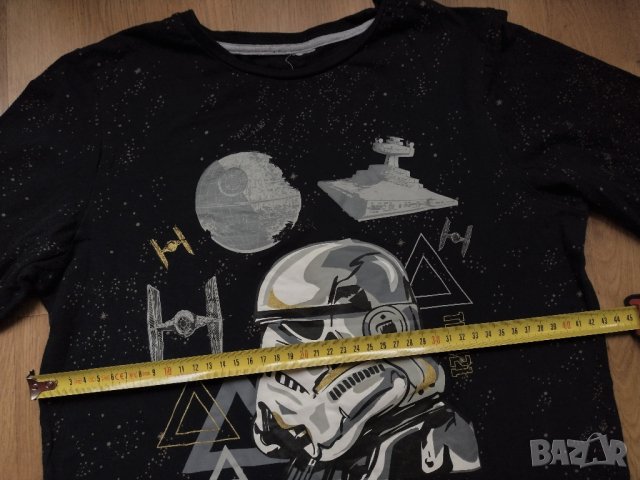 Star Wars - блуза с дълъг ръкав за ръст 160см., снимка 3 - Блузи - 42140453