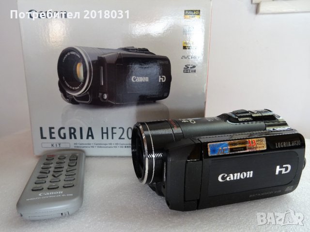 Нова Canon LEGRIA HF20 3,89 MP CMOS Full HD видеокамера
