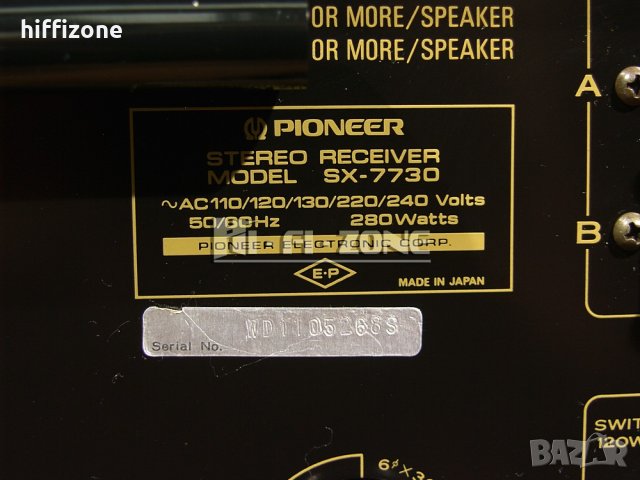 РЕСИВЪР   Pioneer sx-7730 , снимка 9 - Ресийвъри, усилватели, смесителни пултове - 42622195