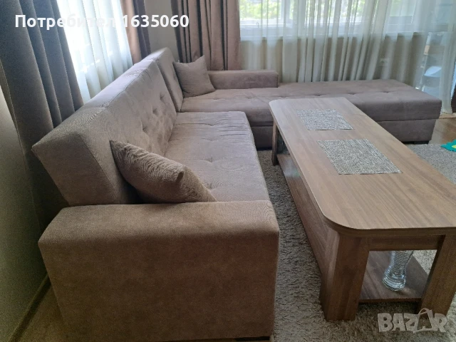 Голям ъглов диван , снимка 3 - Дивани и мека мебел - 51084159