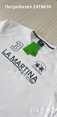 La Martina Cotton  Mens Size 2XL/3XL НОВО! ОРИГИНАЛ! Мъжка Тениска!, снимка 1 - Тениски - 44783479