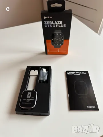 Смарт часовник Zeblaze GTS 3 PLUS, AMOLED, 2.15'', Разговори,Водоустойчив. Сив НОВ, снимка 3 - Смарт часовници - 47962963
