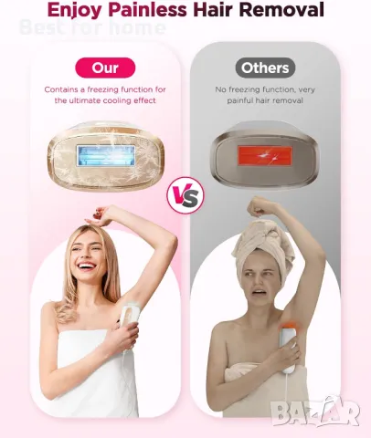 Лазерен Фотоепилатор Haarlosy IPL Ice cool, снимка 4 - Епилатори - 48673735