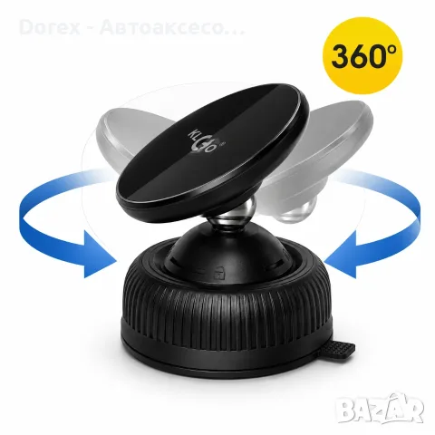 Магнитна поставка за телефон KLGO RL-Z32 360°, снимка 5 - Аксесоари и консумативи - 55724009