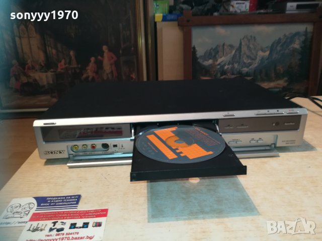 sony rdr-gx210 dvd recorder 0601211056, снимка 3 - Плейъри, домашно кино, прожектори - 31325221