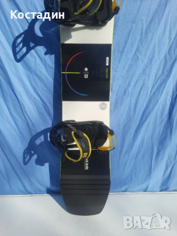 Сноуборд 162см. Salomon Huck Knife RTL Wide с автомати, снимка 3 - Зимни спортове - 52588951