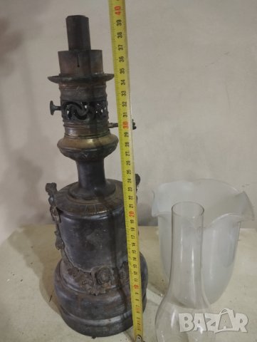 Стара газова (газена) лампа, снимка 5 - Други ценни предмети - 44231110
