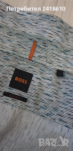 Hugo Boss Remiton Cotton Regular Fit Mens Size XL ОРИГИНАЛ! Мъжка Памучна Риза., снимка 14 - Ризи - 51712318