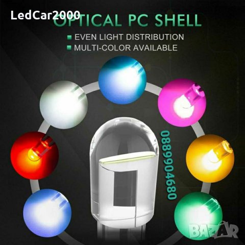 Лед крушки T10 LED (10 броя в пакет), снимка 4 - Аксесоари и консумативи - 30376702