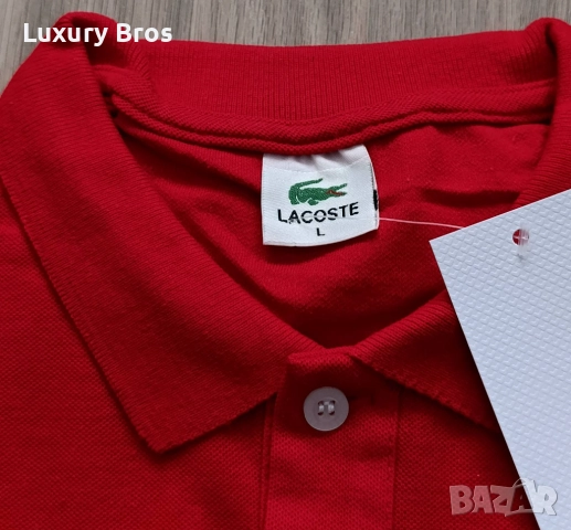 Мъжки тениски Lacoste, снимка 3 - Тениски - 51689300