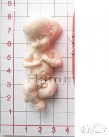 Голо бебе силиконов молд форма калъп фондан гипс калъп, снимка 3 - Форми - 36816142