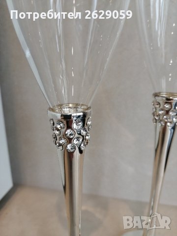 Сватбени чаши , снимка 4 - Сватбени аксесоари - 30705997