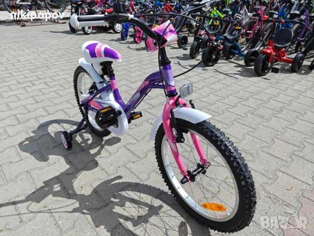 PA Детски велосипед 18" ALICE лилав, снимка 5 - Велосипеди - 54276751