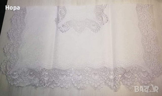 Каре за маса с Брюкселска дантела , снимка 6 - Покривки за маси - 37072979