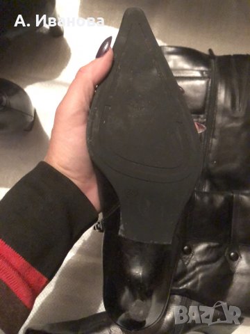 Дамски ботуши естествена кожа Mani, снимка 4 - Дамски ботуши - 30634290