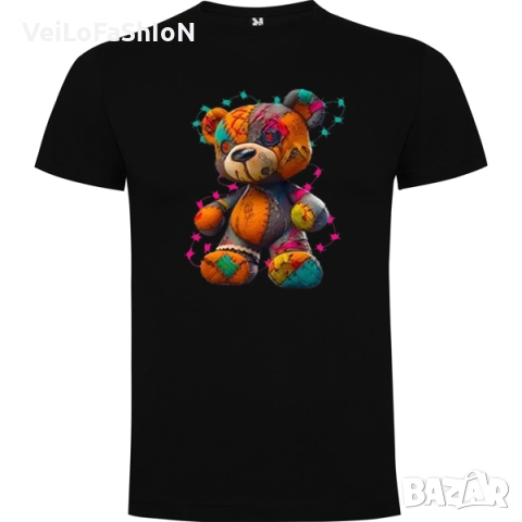 ХИТ Нова детска тениска с Мече - Colorful Bear , снимка 4 - Детски тениски и потници - 49167832