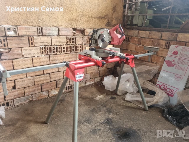 Изключително запазен електрически потапящ циркуляр MILWAUKEE MS 216 SB, снимка 7 - Други инструменти - 51179202