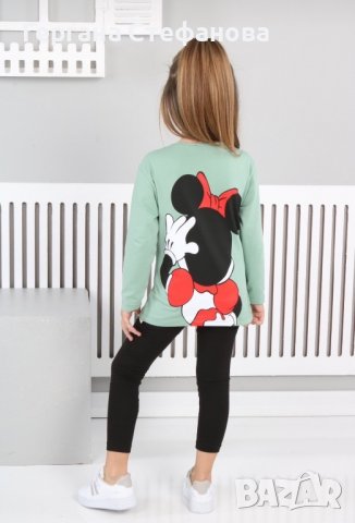 Комплект мини Маус  Бяло-2/3г.3/4г.4/5г.5/6г.7/8г. Лилаво-2/3г.3/4г.4/5г.5/6г.7/8г. Зелено-2/3г.3/4г, снимка 5 - Детски комплекти - 39292261