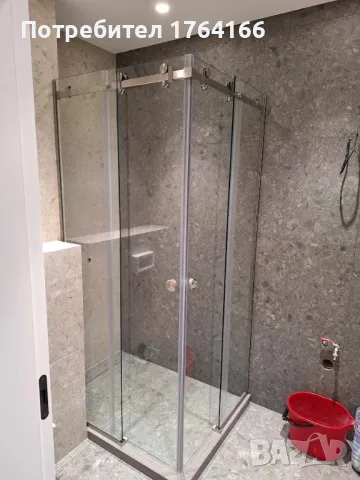 Стъклена душ кабина с размери по поръчка от ЕНИ ГЛАС ЕООД, снимка 4 - Душ кабини и вани - 47691578