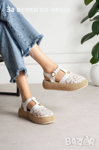 Miu Miu Дамски Затворени Сандали Миу Миу - Различни Цветове Код E1320, снимка 7 - Сандали - 54142013