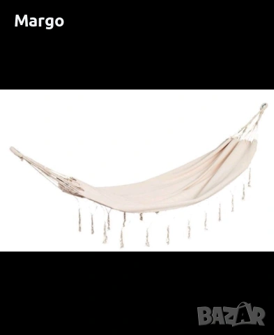 бежов бохо памучен хамак boho