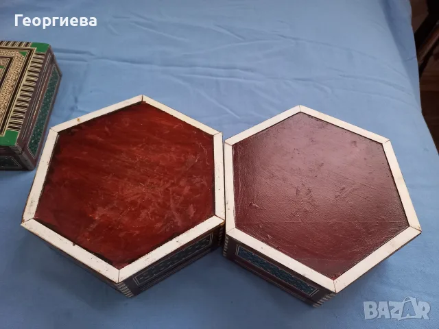 Три броя дървени кутии, снимка 12 - Декорация за дома - 56410409