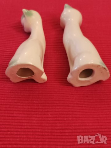 Две порцеланови фигурки, котки. , снимка 6 - Колекции - 44177178