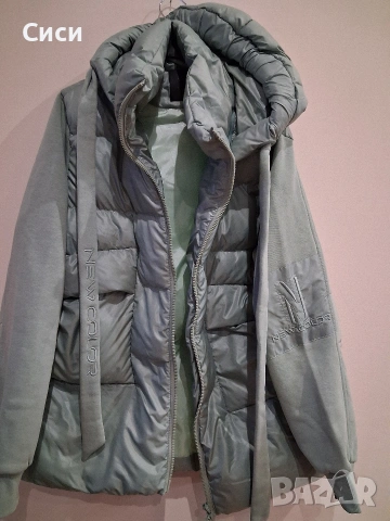 Дамско яке цвят мента, снимка 2 - Якета - 53203943