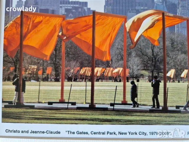 Христо Явашев Christo 2005 Портите Сентръл парк Ню Йорк 1979–2005 2, снимка 3 - Картини - 47725518
