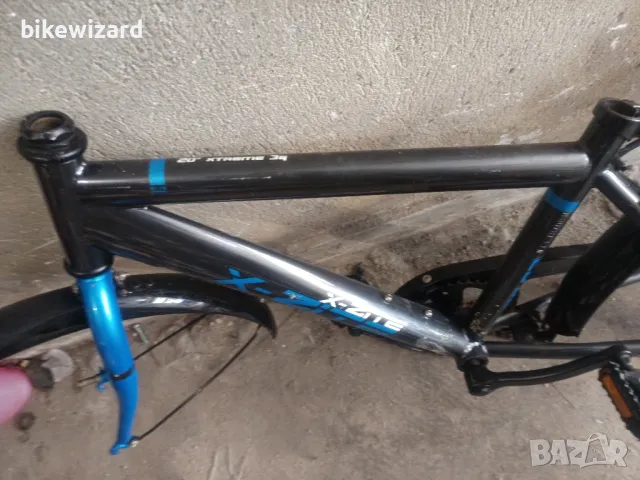 X zite 20 цола рамка с вилка и курбели, снимка 3 - Части за велосипеди - 50153423