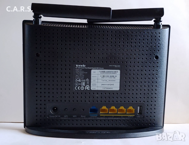 Tenda AC9 AC1200 Smart Dual Band Wireless Gigabit Router с USB, снимка 3 - Рутери - 52791274