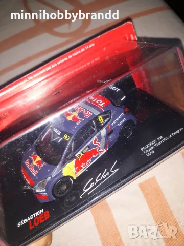 Peugeot Citroen Hyundai 1:43 Sebastien Loeb , снимка 13 - Колекции - 55831024