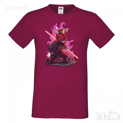 Мъжка тениска Star Wars Darth Maul Star Wars Игра,Изненада,Подарък,Геймър, , снимка 13 - Тениски - 36808691