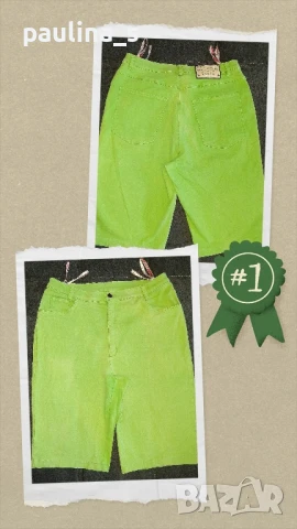 Два различни броя / Зелени дънкови бермуди "Betty Barclay" и "2 Biz", снимка 2 - Дънки - 26347745