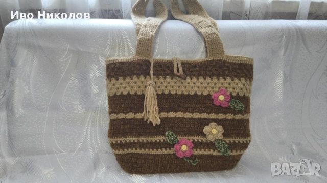 Дамски плетени чанти , снимка 3 - Чанти - 53813987