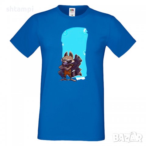 Мъжка тениска Marvel Rocket Racoon 1  Игра,Изненада,Подарък,Геймър,