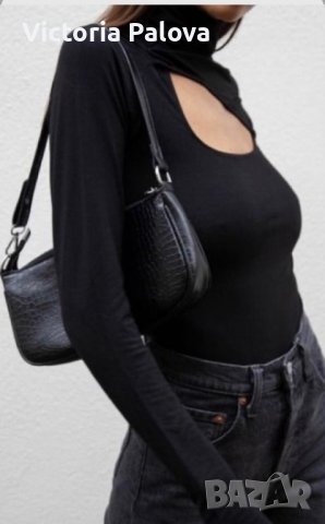 Супер модерна чанта багет (baguette) Италия,NUOVEDIVE, снимка 16 - Чанти - 32310952