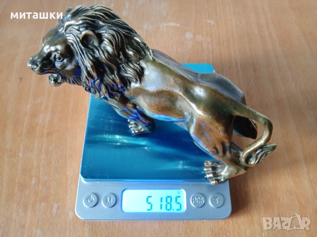 Бронзова пластика лъв, снимка 5 - Декорация за дома - 54137522