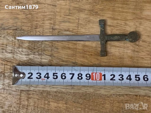 Стар метален малък меч,нож за писма в Антикварни и старинни предмети в гр.  Варна - ID36812031 — Bazar.bg