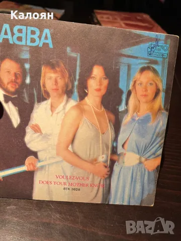 Малка плоча на ABBA - Voulez-vous, Does your mother know, снимка 3 - Грамофонни плочи - 48829082